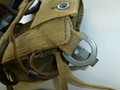 A-Rahmen mit Tasche, linker Schnallriemen repariert ( in der Zeit ), sonst einwandfreies, getragenes Set