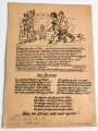 16 seitiges Heft " Weihnachtsfeier des Wehrbezirkskommandos und Wehrmeldeamtes Erfurt 21. Dezember 1940" DIN A4