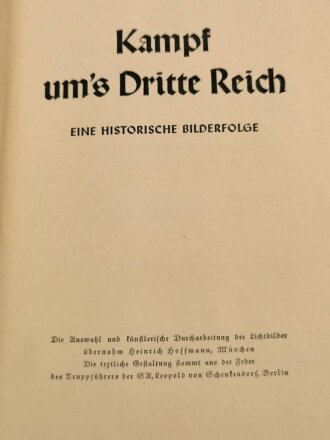 "Kampf ums Dritte Reich" Sammelbilderalbum...