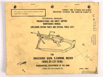 U.S.Technical Manual 9-1005-201-23&P "For...