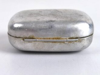 Seifendose aus Leichtmetall, Breite 9cm