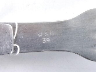 Gabel/ Löffel Komination Wehrmacht aus Aluminium, datiert 1939