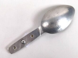 Gabel/ Löffel Komination Wehrmacht aus Aluminium, datiert 1940