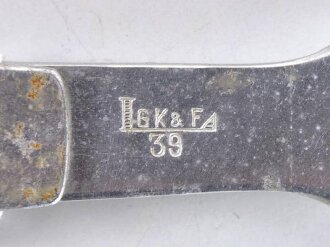Gabel/ Löffel Komination Wehrmacht aus Aluminium, datiert 1939
