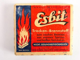 Pack " Esbit Trocken Brennstoff" Erich Schumm...