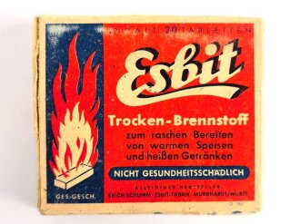 Pack " Esbit Trocken Brennstoff" Erich Schumm...