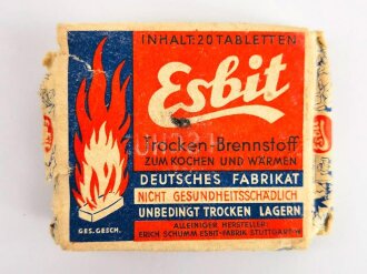 Pack " Esbit Trocken Brennstoff" Erich Schumm...