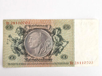 Reichsbanknote 50 Reichsmark aus der Zeit des 2.Weltkrieg