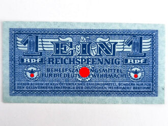 1 Reichspfennig, Behelfszahlungsmittel für die...