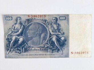 Reichsbanknote 100 Reichsmark aus der Zeit des 2.Weltkrieg