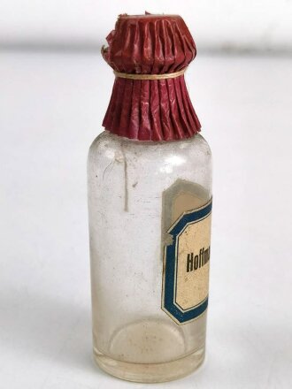 Leere Flasche " Hoffmannstropfen" Höhe 9cm