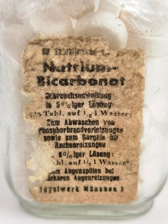 Flasche "Natrium Bicarbonat" Höhe 8,5cm