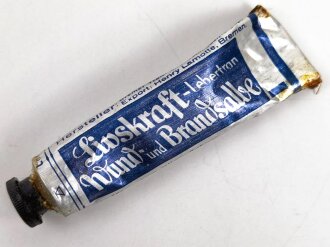 Tube " Livskraft Lebertran Wund und Brandsalbe" 9cm Länge