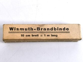 "Wismuth Brandbinde" 10cm Breit, Länge der Umverpackung 10,5cm