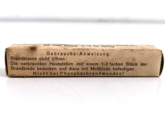 "Wismuth Brandbinde" 10cm Breit, Länge der Umverpackung 10,5cm