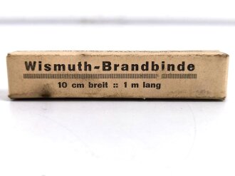 "Wismuth Brandbinde" 10cm Breit, Länge der Umverpackung 10,5cm