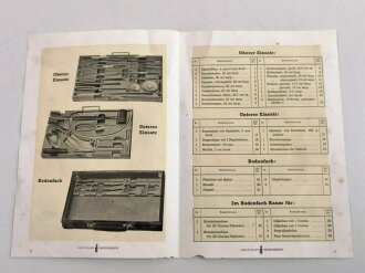 Sezierbesteck Wehrmacht, sehr guter Zustand