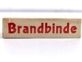 "Brand-Binde" , Originalverpackt