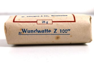 Pack " Verbandwatte" 25g, "Wundwatte Z" Breite 10cm
