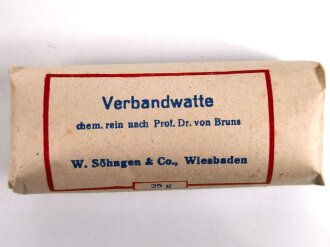 Pack " Verbandwatte" 25g, "Wundwatte...