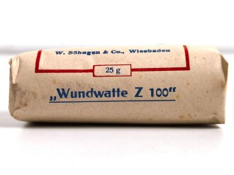 Pack " Verbandwatte" 25g, "Wundwatte Z" Breite 10cm