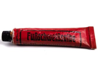 Tube "Fußschweißsalbe" Wehrmacht , ungereinigt