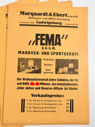 Plakataushang für " FEMA" Manöver und...