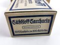 Pack "200 Tabletten Süßstoff Saccarin" ungeöffnet. Ein ( 1 ) Stück aus der originalem Umverpackung