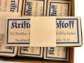 Kompletter Karton mit 100 Briefchen "1 1/4 Gramm Kristall Süßstoff Saccarin"  Sehr guter Zustand, sie erhalten einen Karton aus der originalen Umverpackung