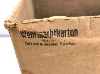 Wehrmachtkarton für "Bratlings Pulver der...