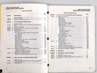 U.S. Technical Manual 9-1005-201-23&P "Machine Gun, 5.56MM, M249 w/Equip" used, U.S. 1990 dated