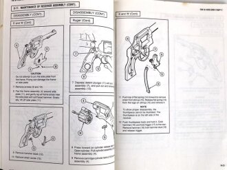 U.S. Technical Manual 9-1005-14&P-1 "Pistol, Semiautomatic, 9mm, M9" used, U.S. 1985 dated