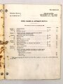 U.S. Technical Manual 9-1005-211-35 "Pistol, Caliber .45, Automatic: M1911A1 with Holster" used, U.S. 1968 dated