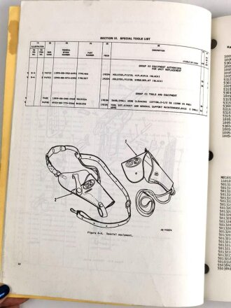 Technial Manual 9-1005-211-35 "Pistol, Caliber .45, Automatic: M1911A1 with Holster" used, U.S. 1968 dated