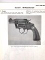 U.S. Technical Manual 9-1005-206-14P/1 "Revolver, Caliber .38 Special" 39 pages, used, U.S. 1971 dated