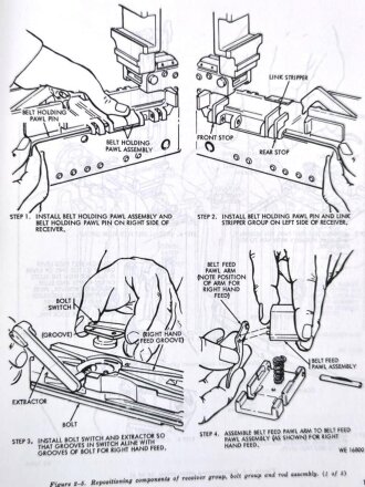 U.S. Technical Manual 9-1005-213-25 "Machine Gun, Caliber .50: Browning M2" used, U.S. 1968 dated