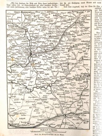 "Geschichte des Kriges 1870-1871" 596 Seiten, über DIN A4, erste Seite fehlt, stärker gebraucht