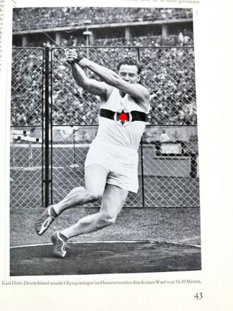 "Olympia 1936" - Band 2 Die Olympischen Spiele 1936 in Berlin und Garmisch-Partenkirchen, 165 Seiten, komplett, im Schutzumschlag