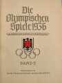 "Olympia 1936" - Band 2 Die Olympischen Spiele 1936 in Berlin und Garmisch-Partenkirchen, 165 Seiten, komplett, im Schutzumschlag