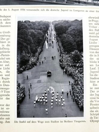 "Olympia 1936" - Band 2 Die Olympischen Spiele 1936 in Berlin und Garmisch-Partenkirchen, 165 Seiten, komplett