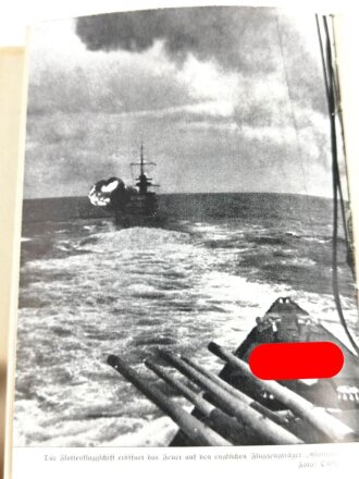 "Narvik - Vom Heldenkampf deutscher Zerstörer" datiert 1940, 408 Seiten, DIN A5, gebraucht