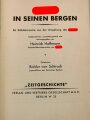 "Hitler in seinen Bergen" Bilddokumente aus der Umgebung des Führers, gebraucht