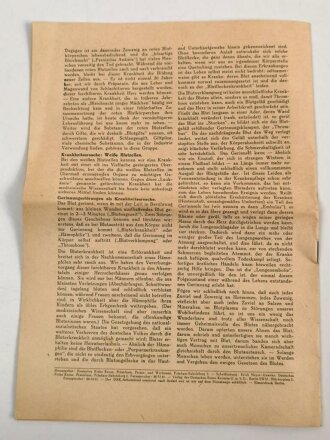 "DRK-Arbeitsbrief" Nummer 1, Januar 1944, DIN A4