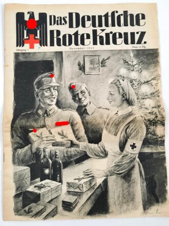 "Das Deutsche Rote Kreuz", Jahrgang 7, Dezember 1943, über DIN A4