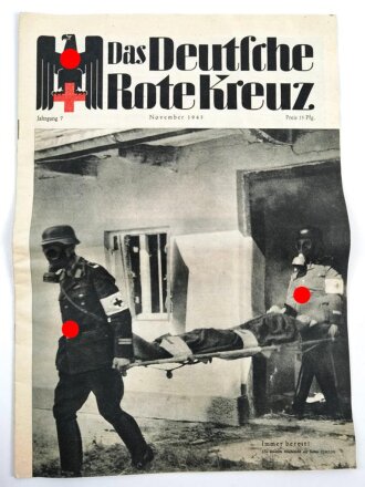 "Das Deutsche Rote Kreuz", Jahrgang 7, November 1943, über DIN A4
