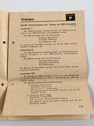 Das Deutsche Roten Kreuz Verordnungsblatt, Folge 8. August 1943