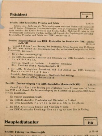 Das Deutsche Roten Kreuz Verordnungsblatt, Folge 11....