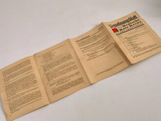 Das Deutsche Roten Kreuz Verordnungsblatt, Folge 11. November 1944