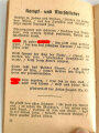 "Pflichtlieder der Hitler Jugend" 32 Seiten, Kleinformat