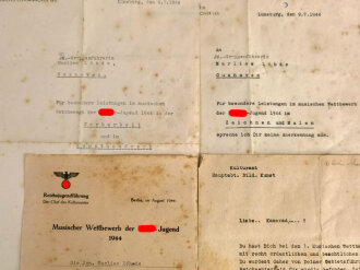 "Musischer Wettbewerb der Hilter--Jugend 1944"...